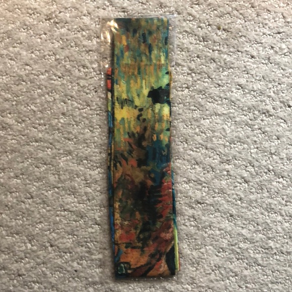 Vincent Van Gogh’s The Red Vineyard Twilly Scarf - Picture 3 of 3